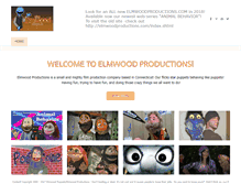 Tablet Screenshot of elmwoodproductions.com